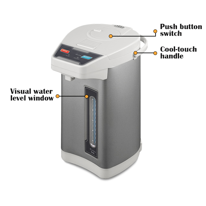 Pot thermo électrique durable résistant aux chocs pour dortoir universitaire