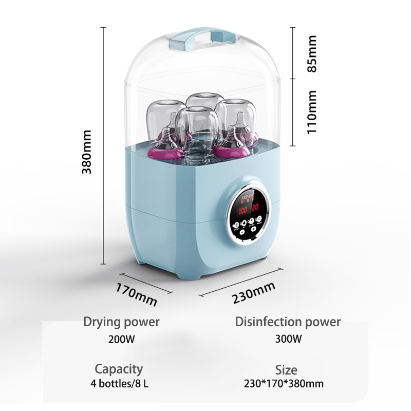 Stérilisateur électrique de bouteille de vapeur de réchauffeur de voyage en bouteille